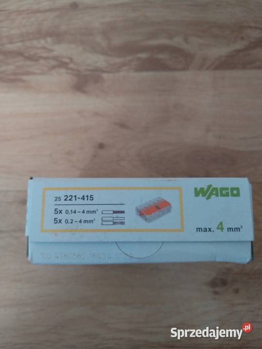 Złączka instalacyjna z dźwignią WAGO 221415 25 Chojnice