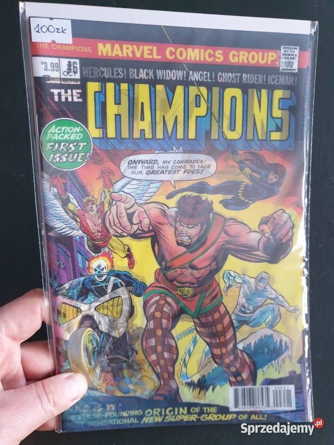 The Champions Hercules Black Widow Ghost Rider