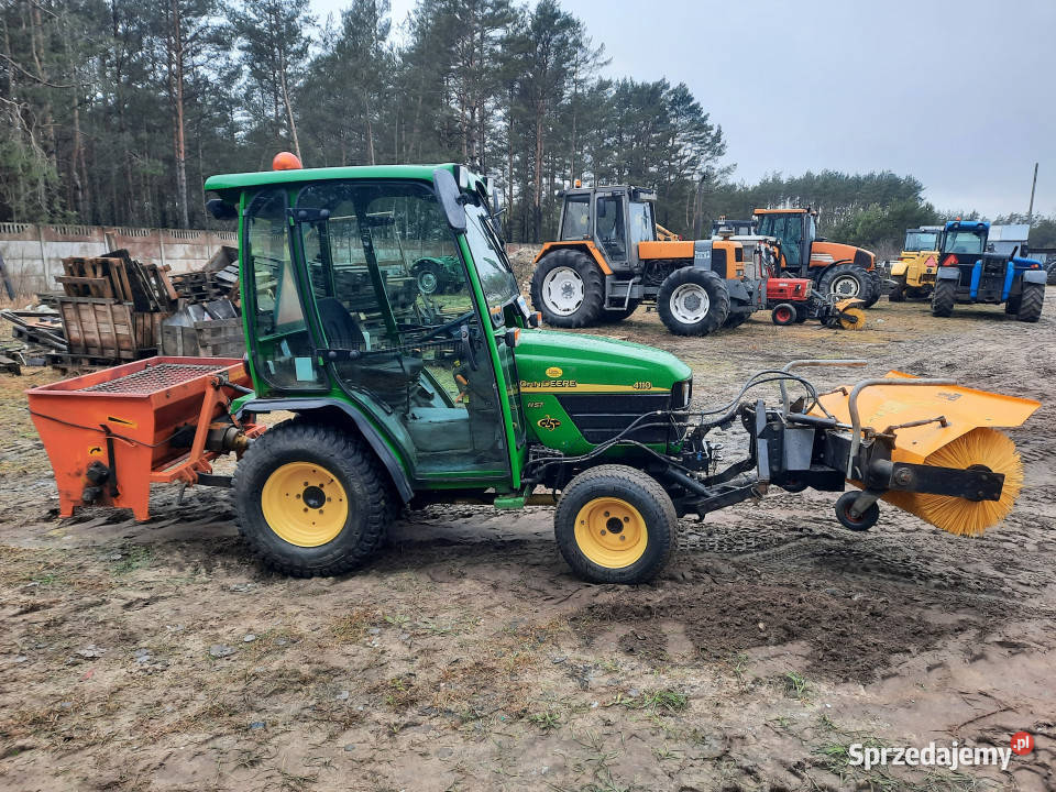 Mini ciągnik JOHN DEERE 4110 4x4 szczotka warmińsko-mazurskie Korpele