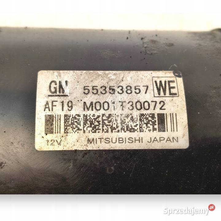 Rozrusznik Opel 19 CDTI Z19DT Vectra C Signum osobowe Recyrkulacja spalin EGR lubelskie
