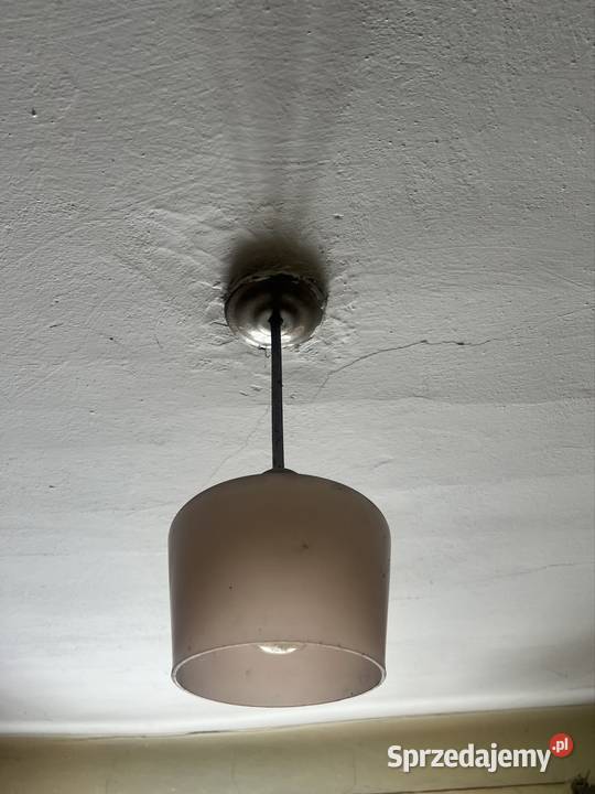 Lampy wiszące sufitowe PRL zabytkowe vintage art Tomaszów Mazowiecki sprzedam