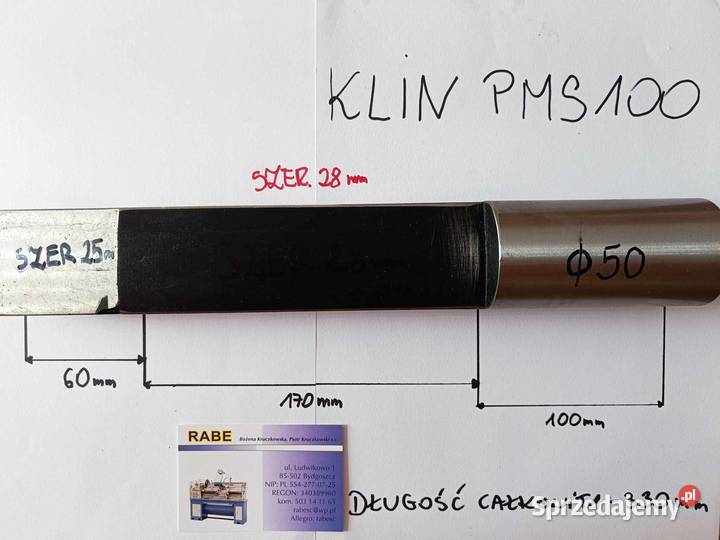 KLIN CZĘŚCI PRAS PALEC ZABIERAK PMS100 WARS Bydgoszcz