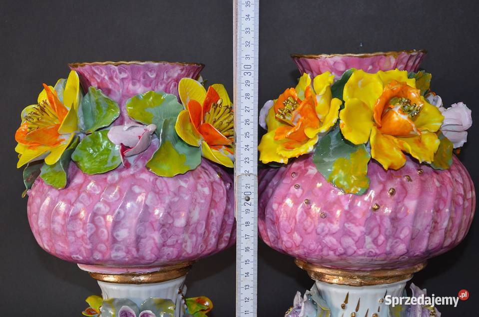 Porcelana Roceram Wazon waza Camelia do kolekcji Środa Wielkopolska