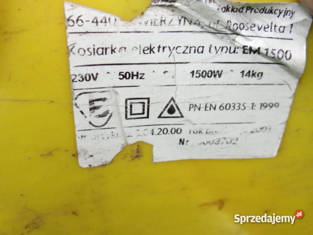 Kosiarka Elektryczna 1500W Solec Kujawski