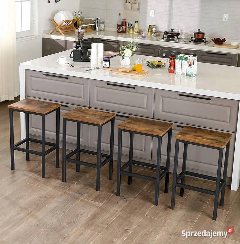 Hokery krzesła barowe stołki Rustykalne 2 DREWNO Choroszcz