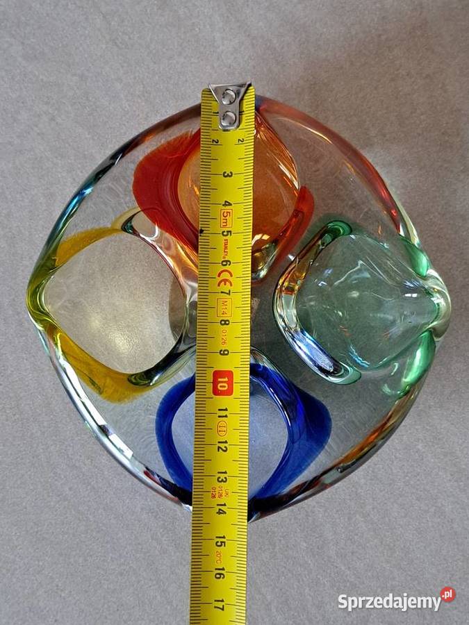 Popielniczka Huta Szkła Chribska lata 60te proj mazowieckie Radom sprzedam