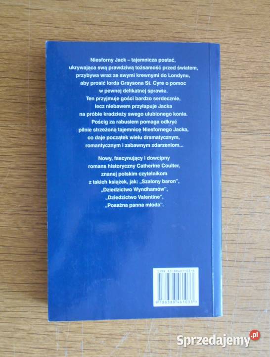 Catherine Coulter Niesforny Jack romanse lubelskie Parczew