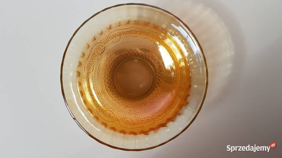 Iryzowana miska miseczka carnival glass szkło Porcelana i szkło Dąbrowa Górnicza