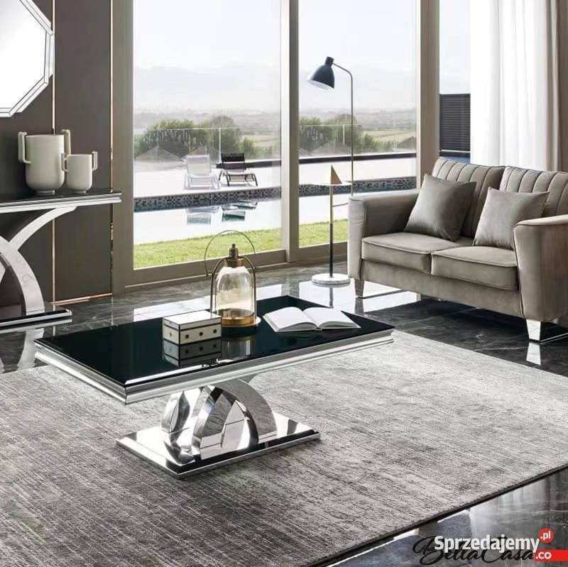 Ława glamour do salonu Colorado blat spiek Warszawa