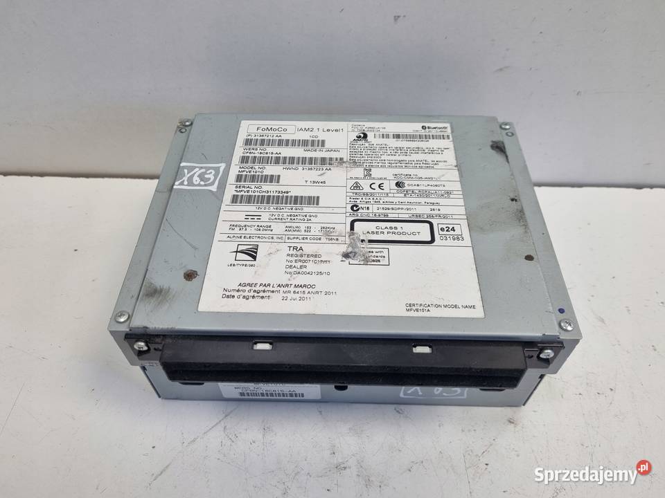 Volvo V40 II V60 S60 II CZYTNIK PŁYT CD radio