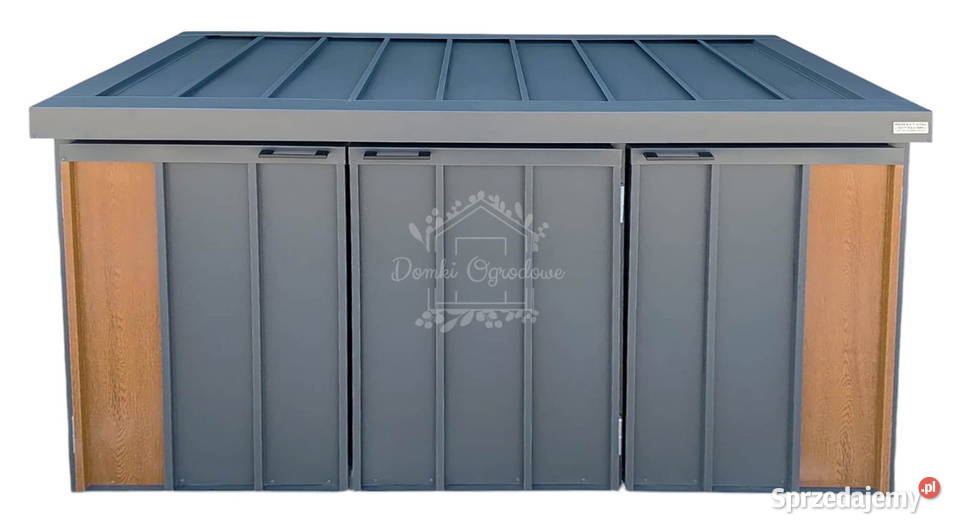 Zabudowa koszy na śmieci wiata śmietnikowa Kłodzko