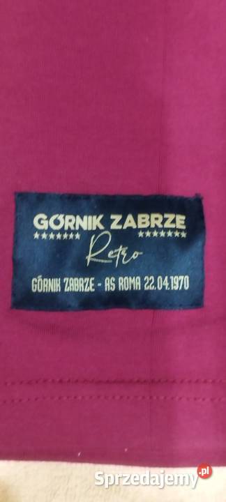 Replika koszulki z lat 6970 Górnik Zabrze Stan Bytom