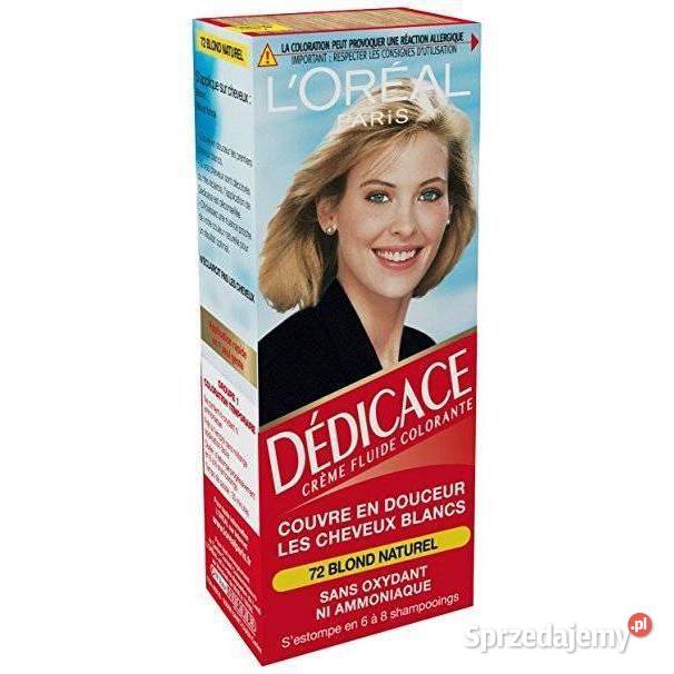 Krem koloryzujący Loreal Dedicace 72 Blond śląskie Gaszowice