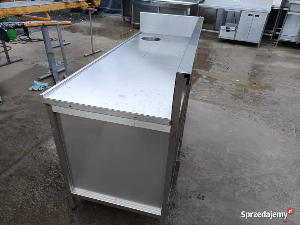 Szafka nierdzewna gastronomiczna blat nierdzewny Laskowa
