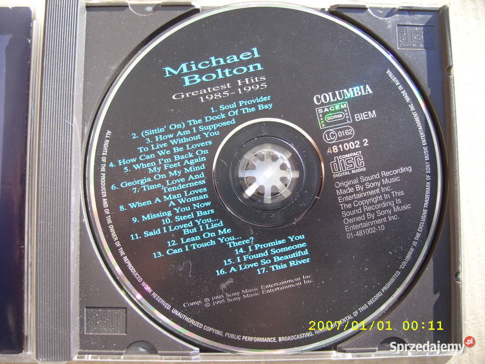 Rock CD MICHAEL BOLTON2 plyty CD rock Wołów
