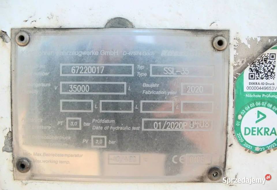 Naczepa do cementu sil9s cysterna lubelskie Biała Podlaska