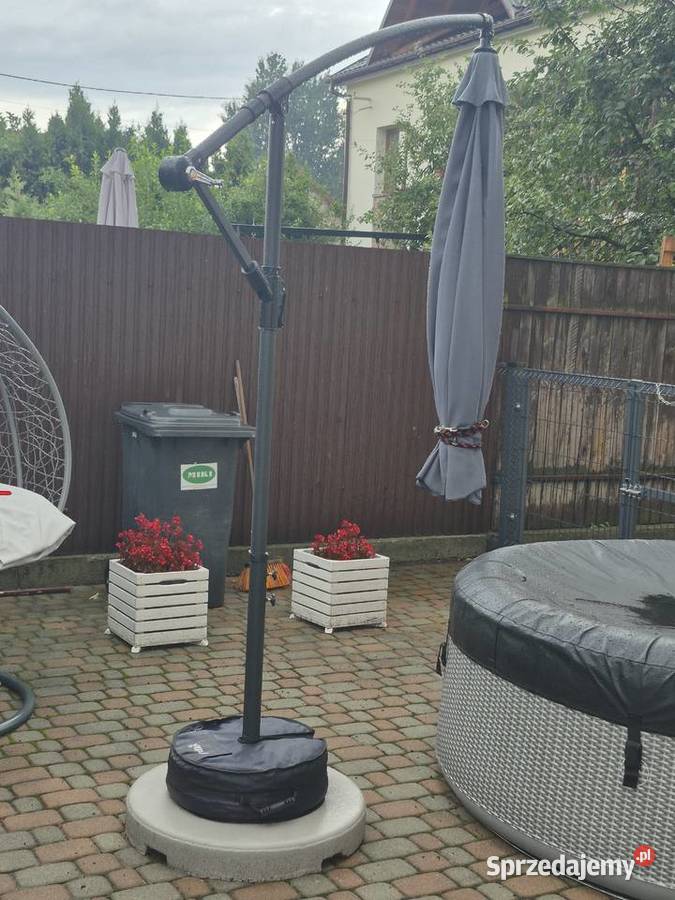 Sprzedam parasol ogrodowy 3 m średnicy z okrągłą Wojnicz