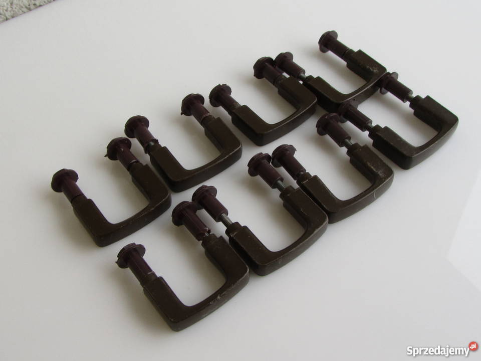 Uchwyty meblowe gałki z tworzywa kolor brązowy 8