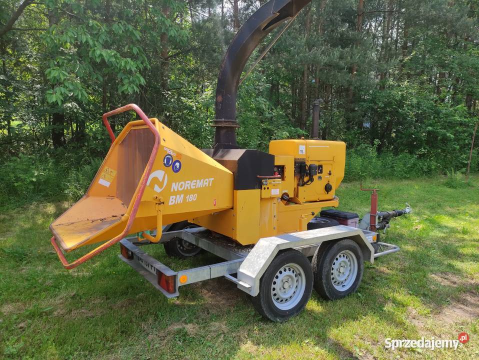 mobilny rębak rozdrabniacz Noremat BM180 2009r Tarnobrzeg