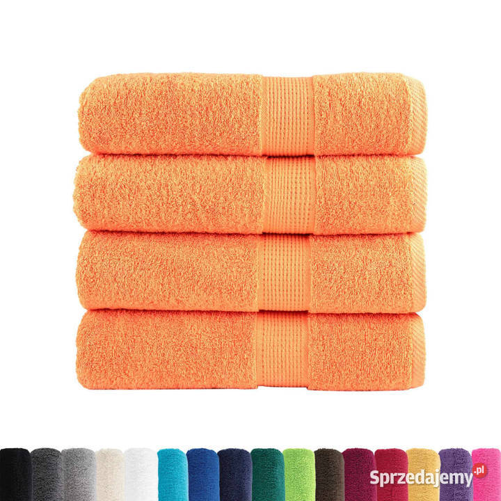 Ręczniki premium SOLUND 4 pomarańczowe 70x140 Warszawa