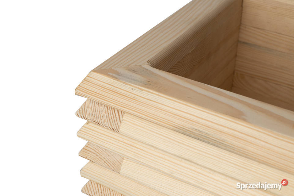 Donica osłona 3D drewniana sosnowa DUŻA profil inny kolor Pozostałe Kalety sprzedam