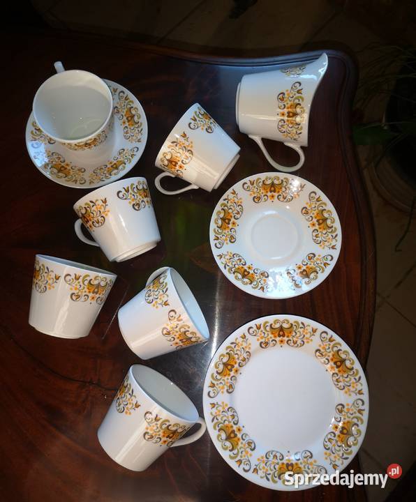 Filiżanka z talerzykiem deserowym Queen Anne Antyki, Sztuka, Kolekcje Gdańsk