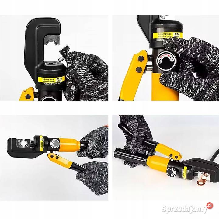 Zaciskarka Hydrauliczna Sześciokątna 470 mm Siła Ludźmierz