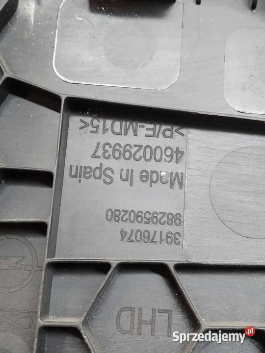 OBUDOWA KIEROWNICY DOLNA KOMPLET 9829767080 Opel