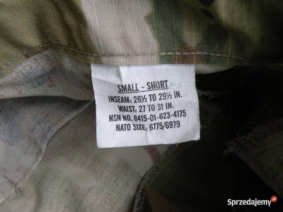Spodnie ACU multicam ocp small short naprawiane Militaria dolnośląskie Wrocław