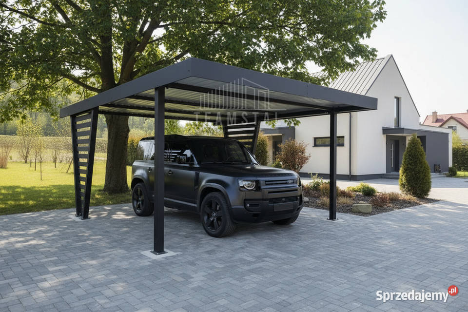 Carport V PREMIUM 48x5m Wypełnienie panelami Ełk