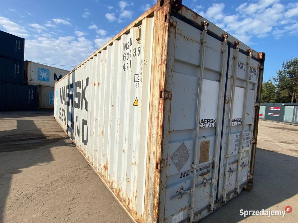 Kontener morski 40HC używany transport Zalewo sprzedam