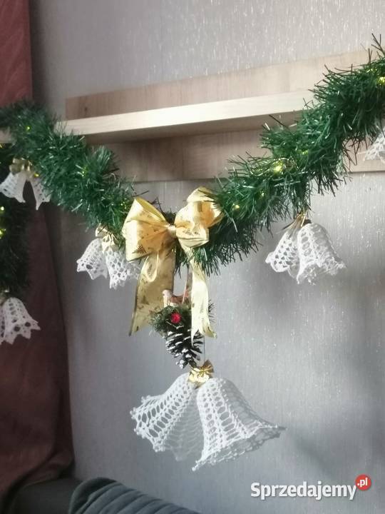 Girlanda świąteczna oświetlona z dzwoneczkami śląskie Katowice