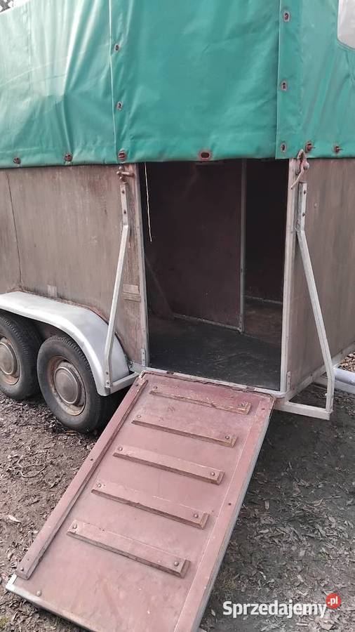 Przyczepa do przewozu koni niemiecka dolnośląskie