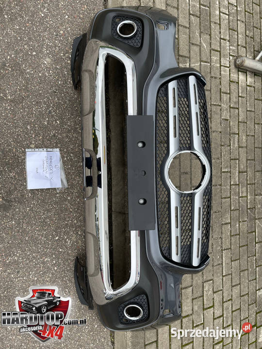 ZDERZAK Mercedes X 2018 CHROM Oryginalny 3 Pasłęk