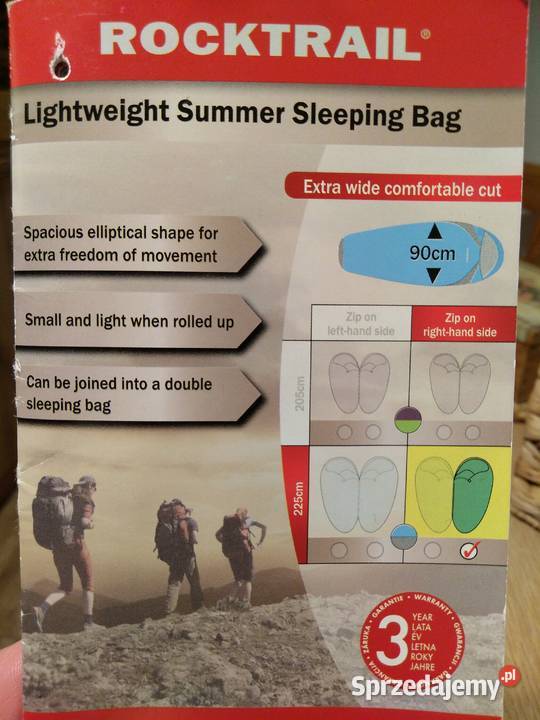 Sprzedam nieużywany lekki śpiwór mumia Częstochowa