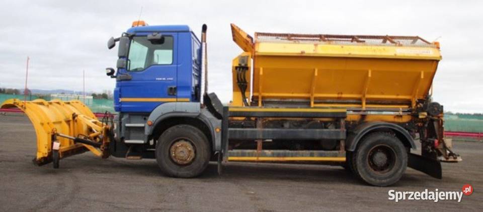 MAN TGM 18340 4x4 piaskarka solarka pług 2013 manualna podkarpackie Ropczyce