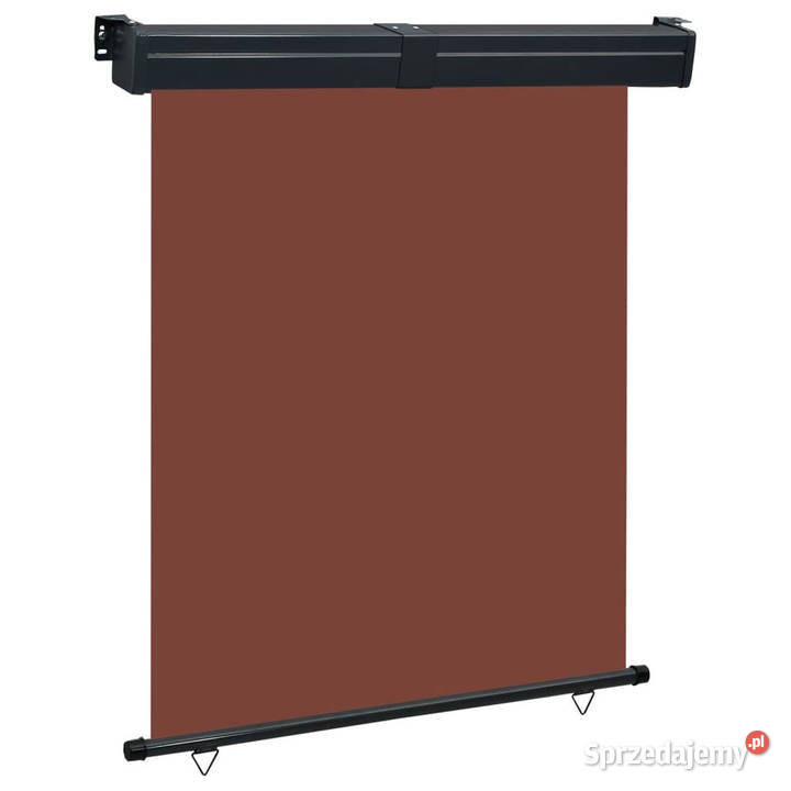 Markiza boczna na balkon 145x250 brązowa WM48429 Warszawa