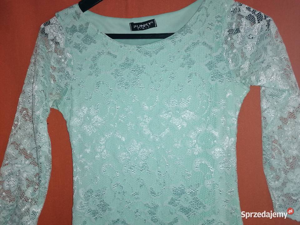 Sukienka koronkowa z długim rękawemOłówkowa Koronkowa  łódzkie Łódź