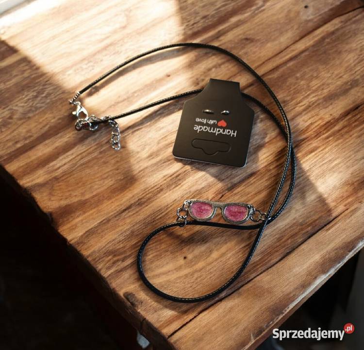 Naszyjnik różowe okulary Naszyjniki