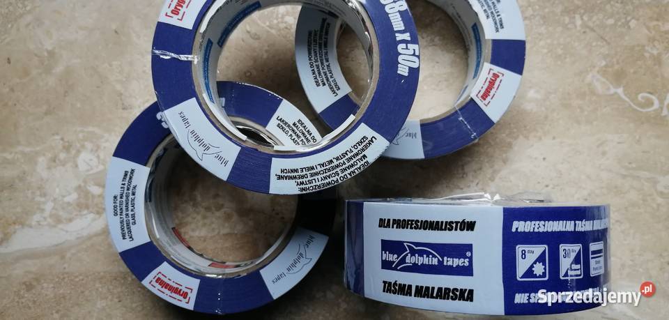 Taśma malarska niebieska Blue Dolphin 38mm50m Warszawa