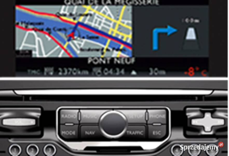Peugeot 5008 mapa 20211ed RENEG Nawigacja