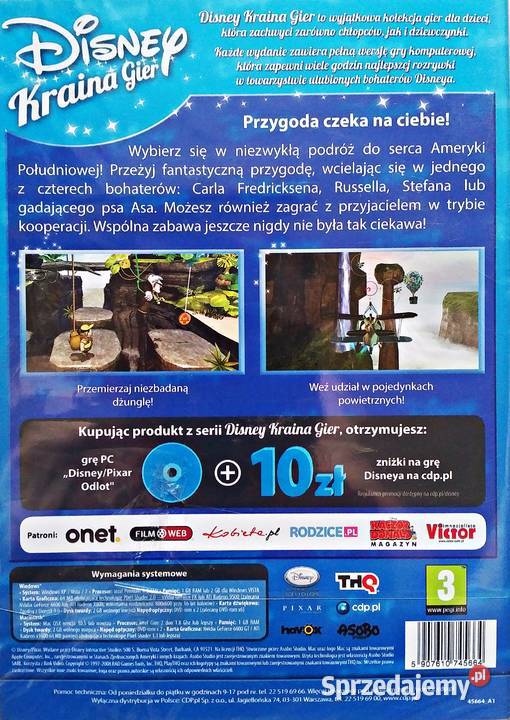 ODLOT DISNEY PIXAR KRAINA GIER dubbing