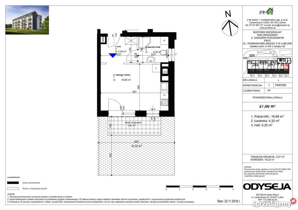 Nowe Mieszkanie 27 mkw Bielskiego 2 Mieszkania Lublin