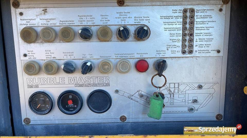 Kruszarka udarowa Rubble Master RM 100 pełny VAT