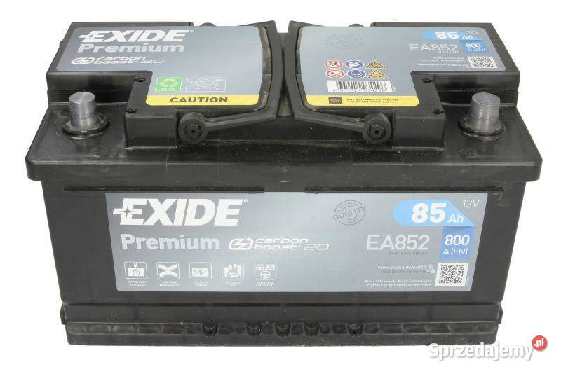 Akumulator Exide Premium 85Ah 800A EA852 mazowieckie Warszawa