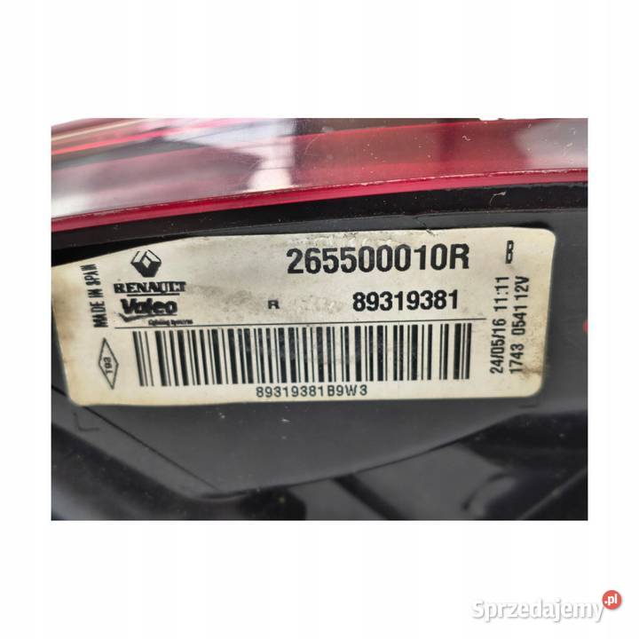 LAMPA PRAWA Renault Megane III Kombi 0816r TYLNA Chełm sprzedam