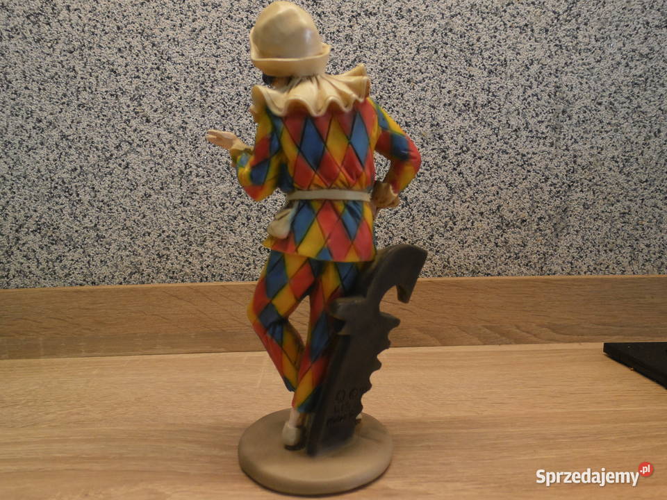 Figurka clown sygnowana Vivian C wielkopolskie Raszków