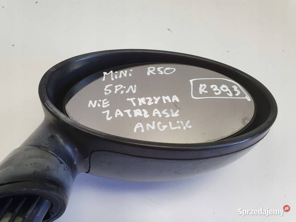 LUSTERKO PRAWE Mini One Cooper R50 R53 0106r Rudka