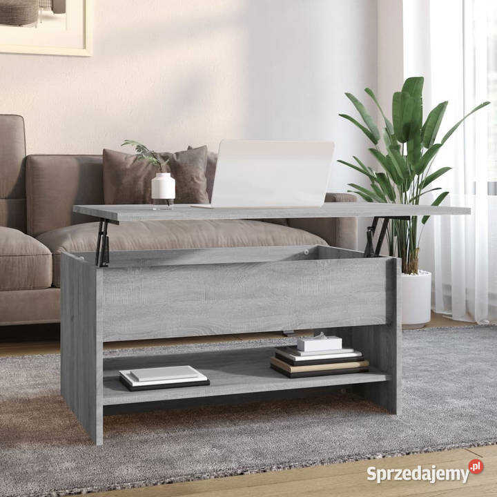 Stolik kawowy szary dąb sonoma 80x50x40 Warszawa