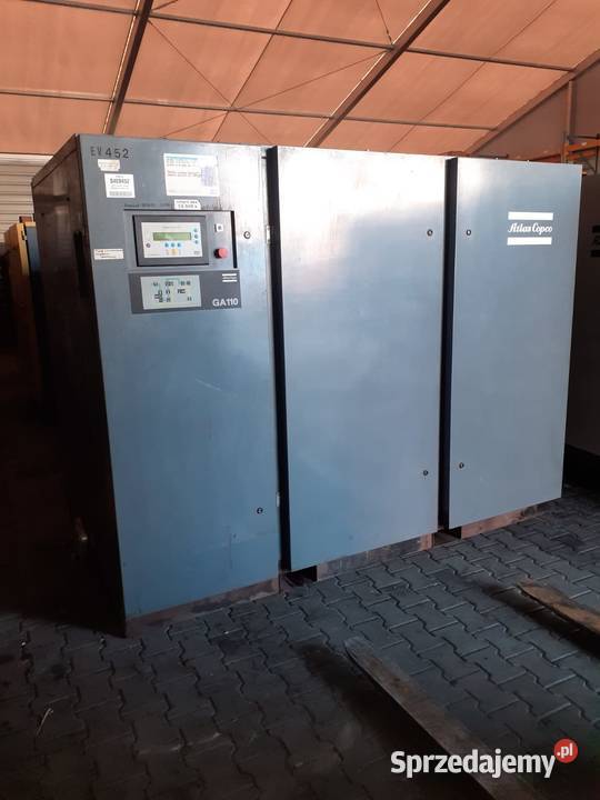 Sprężarka śrubowa ATLAS COPCO GA110 110kW Kompresory Wilków